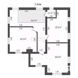 Дом 161м&sup2;, 2-этажный, участок 5 сот.  