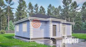 Дом 81м&sup2;, 1-этажный, участок 1 сот.  