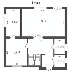 Дом 145м&sup2;, 2-этажный, участок 15 сот.  