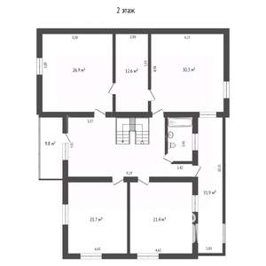 Коттедж 490м², 2-этажный, участок 15 сот.  