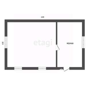 Дом 20м², 1-этажный, участок 4 сот.  