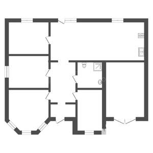 Дача 160м², 1-этажный, участок 8 сот.  