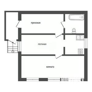 Дом 23м², 1-этажный, участок 4 сот.  