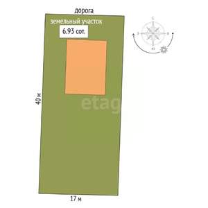 Дом 85м², 1-этажный, участок 7 сот.  