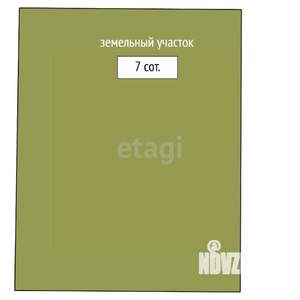 Дом 43м&sup2;, 1-этажный, участок 7 сот.  