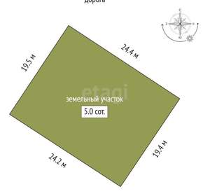 Дом 155м², 2-этажный, участок 5 сот.  