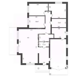 Коттедж 150м&sup2;, 1-этажный, участок 8 сот.  