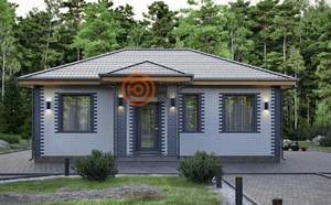 Дом 56м², 1-этажный, участок 1 сот.  