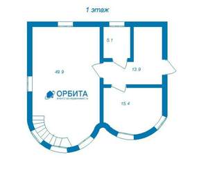 Дом 180м&sup2;, 2-этажный, участок 0 сот.  