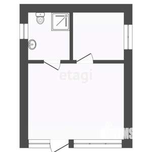 Дом 40м², 1-этажный, участок 8 сот.  