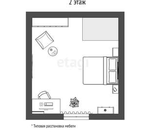 Дом 65м&sup2;, 2-этажный, участок 2 сот.  