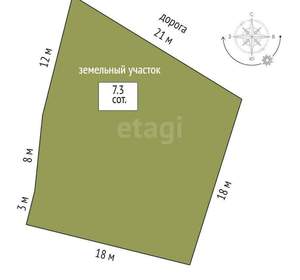 Дом 92м², 1-этажный, участок 4 сот.  
