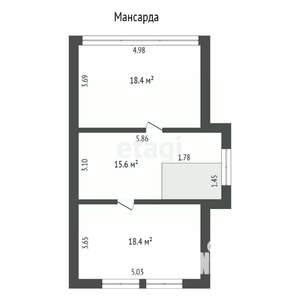 Дом 146м², 2-этажный, участок 5 сот.  