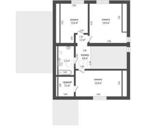 Дом 149м², 2-этажный, участок 10 сот.  