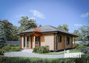 Дом 83м&sup2;, 1-этажный, участок 1 сот.  