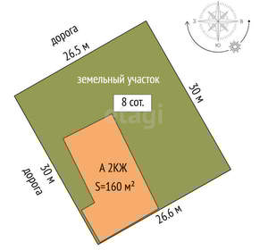 Дом 160м², 2-этажный, участок 10 сот.  