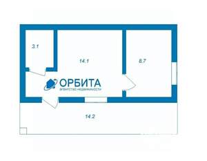Дом 60м&sup2;, 2-этажный, участок 5 сот.  