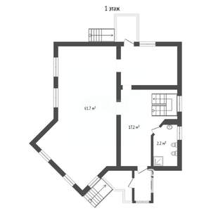 Дом 204м², 2-этажный, участок 5 сот.  