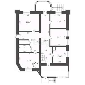 Дом 1428м², 2-этажный, участок 13 сот.  