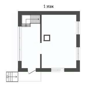 Дом 58м&sup2;, 2-этажный, участок 6 сот.  