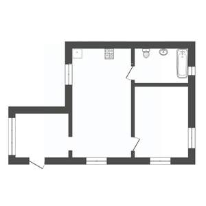 Дом 80м², 1-этажный, участок 7 сот.  