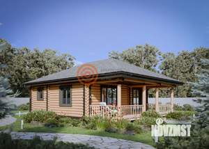 Дом 83м&sup2;, 1-этажный, участок 1 сот.  