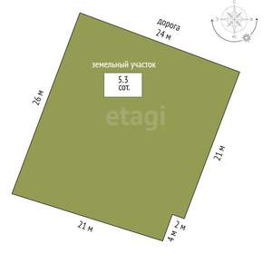 Дом 203м², 3-этажный, участок 5 сот.  