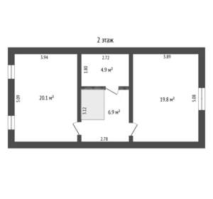 Дом 170м², 2-этажный, участок 659 сот.  
