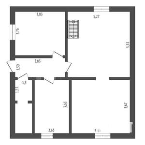 Коттедж 90м², 1-этажный, участок 6 сот.  