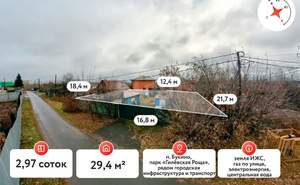 Дом 29м², 1-этажный, участок 3 сот.  