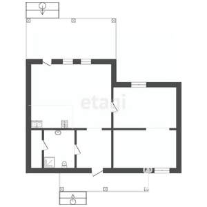 Дом 100м², 1-этажный, участок 6 сот.  