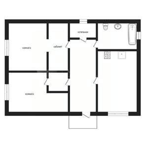 Коттедж 65м², 2-этажный, участок 7 сот.  
