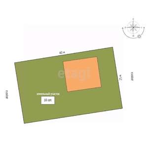 Дом 214м&sup2;, 3-этажный, участок 10 сот.  