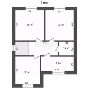 Дом 170м&sup2;, 2-этажный, участок 7 сот.  