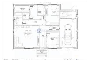 Коттедж 140м², 1-этажный, участок 5 сот.  
