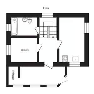 Коттедж 150м&sup2;, 2-этажный, участок 8 сот.  