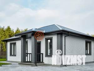 Дом 57м², 1-этажный, участок 1 сот.  