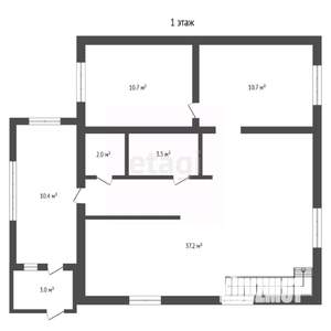 Дом 159м², 2-этажный, участок 7 сот.  
