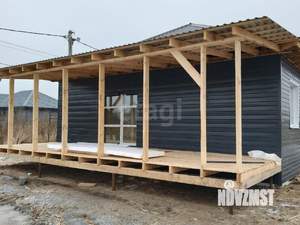 Дом 105м&sup2;, 1-этажный, участок 6 сот.  