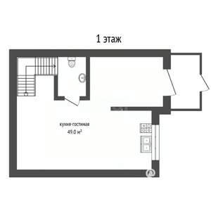 Таунхаус 104м², 3-этажный, участок 2 сот.  