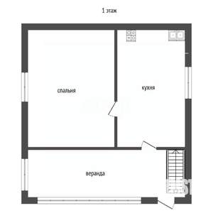 Дом 50м&sup2;, 2-этажный, участок 4 сот.  