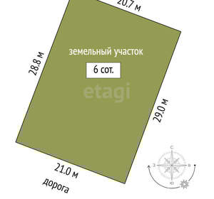 Дом 200м², 2-этажный, участок 6 сот.  