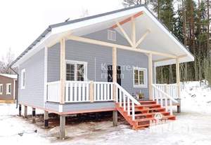 Дом 70м², 1-этажный, участок 5 сот.  