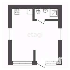 Дом 26м&sup2;, 1-этажный, участок 6 сот.  