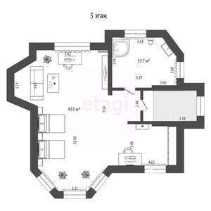 Дом 363м², 2-этажный, участок 18 сот.  