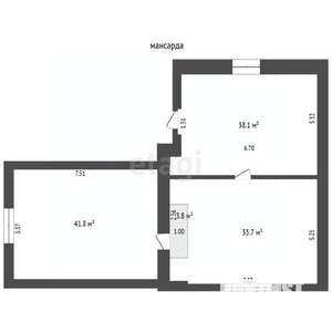 Дом 265м², 2-этажный, участок 5 сот.  