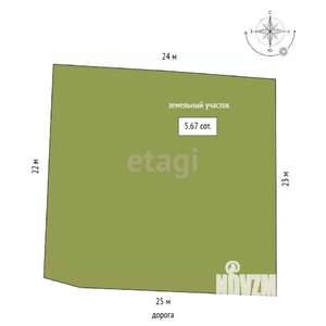 Дача 88м², 2-этажный, участок 6 сот.  