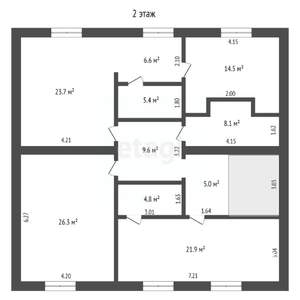 Таунхаус 330м², 3-этажный, участок 1 сот.  