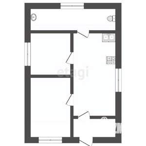 Дом 36м&sup2;, 1-этажный, участок 5 сот.  