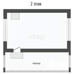 Дом 39м², 2-этажный, участок 7 сот.  